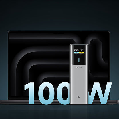 Powerbank CUKTECH CKPB100PGLBL 150W 10000mAh USB-C USB-A - szary_3