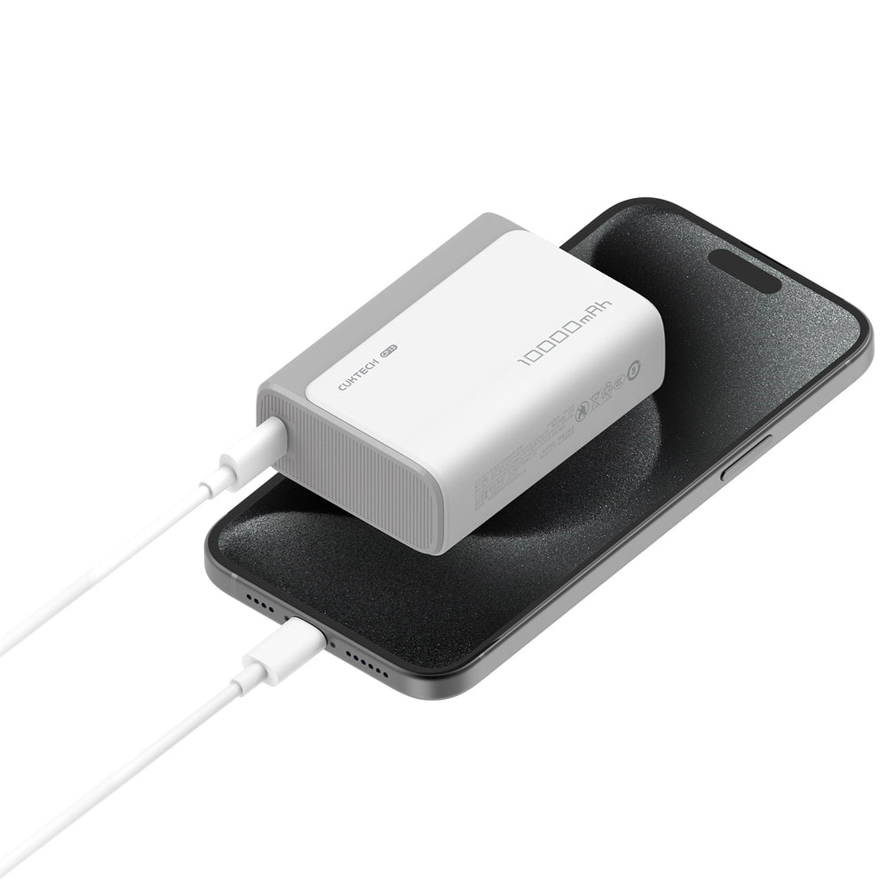 CUKTECH 30W 10000mAh Power Bank 1C1A - CP13- Gray Color_3