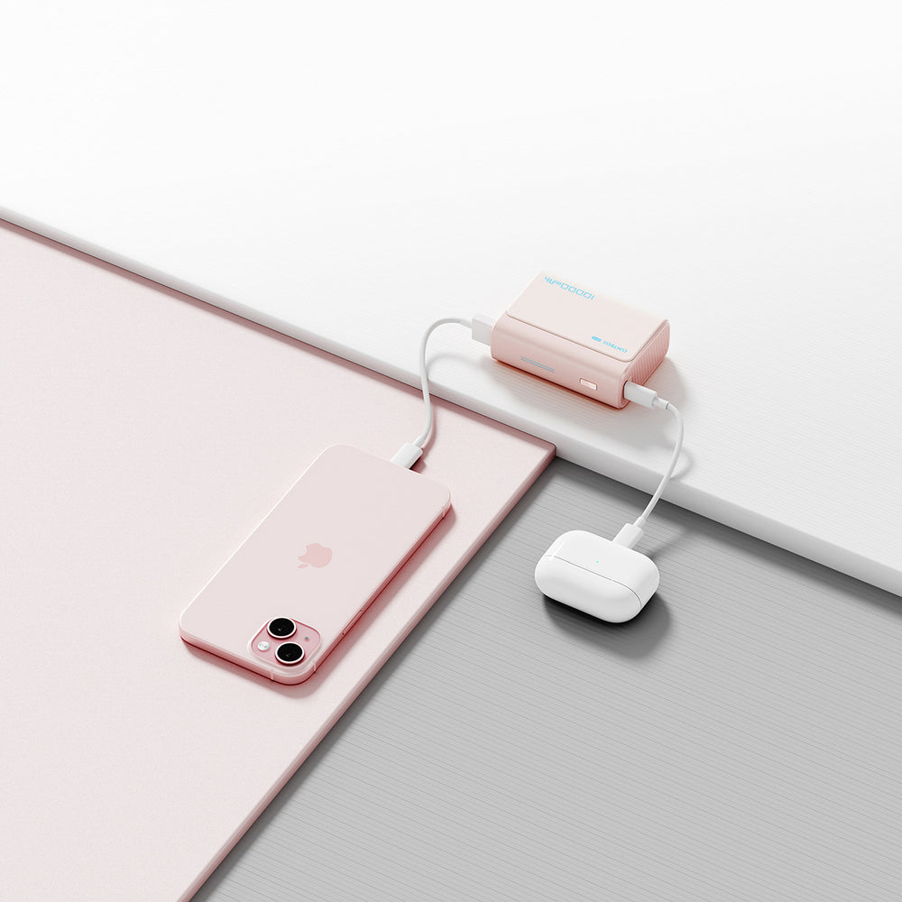 Powerbank Cuktech CP13 30W 10000mAh USB-C + USB-A - pink_4