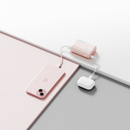 Powerbank Cuktech CP13 30W 10000mAh USB-C + USB-A - pink_4