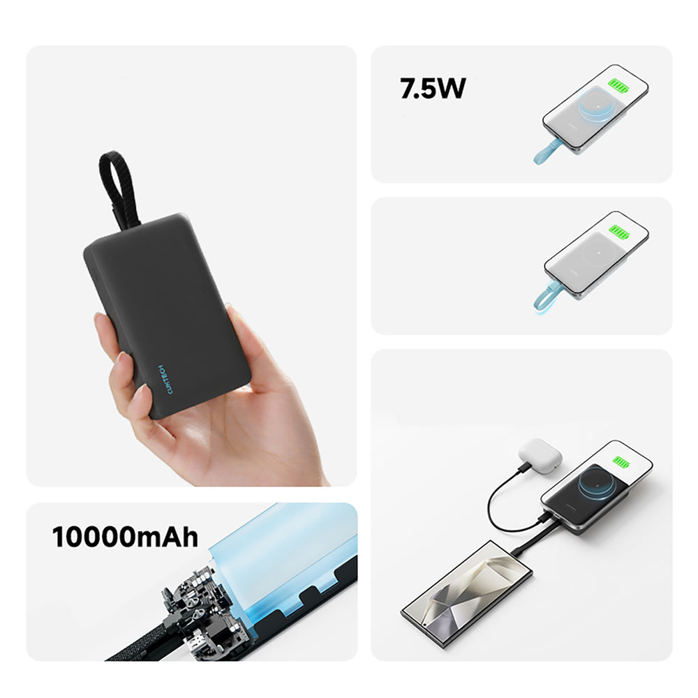Cuktech CP132ML 10000 mAh Magnetic Power Bank - White_4