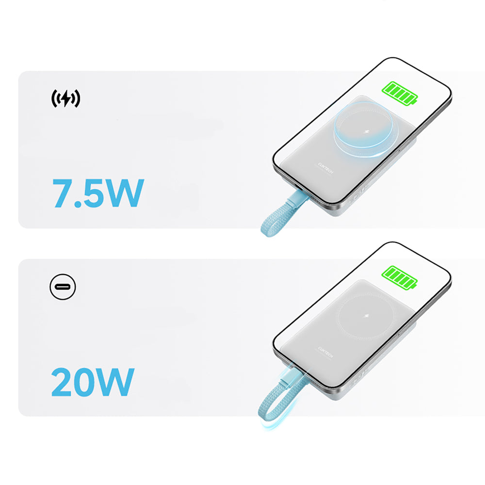 Cuktech CP132ML 10000 mAh Magnetic Power Bank - White_7