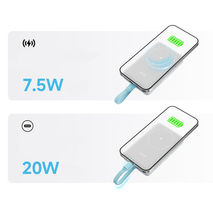 Cuktech CP132ML 10000 mAh Magnetic Power Bank - White_7