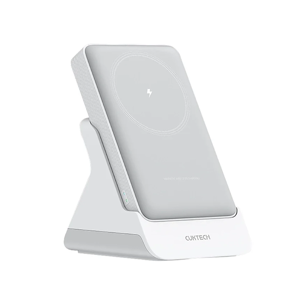 Cuktech WPB100N 20W 10000mAh Magnetic Power Bank with Stand - White_0