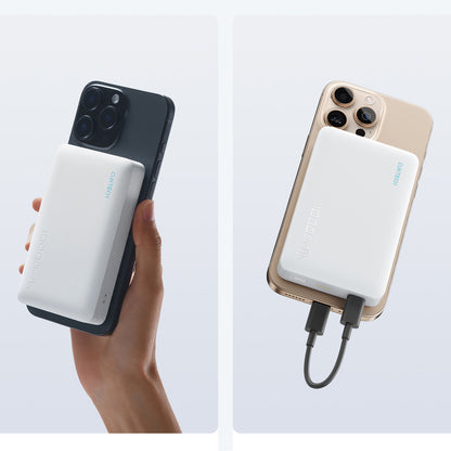 Cuktech WPB100N 20W 10000mAh Magnetic Power Bank with Stand - White_4
