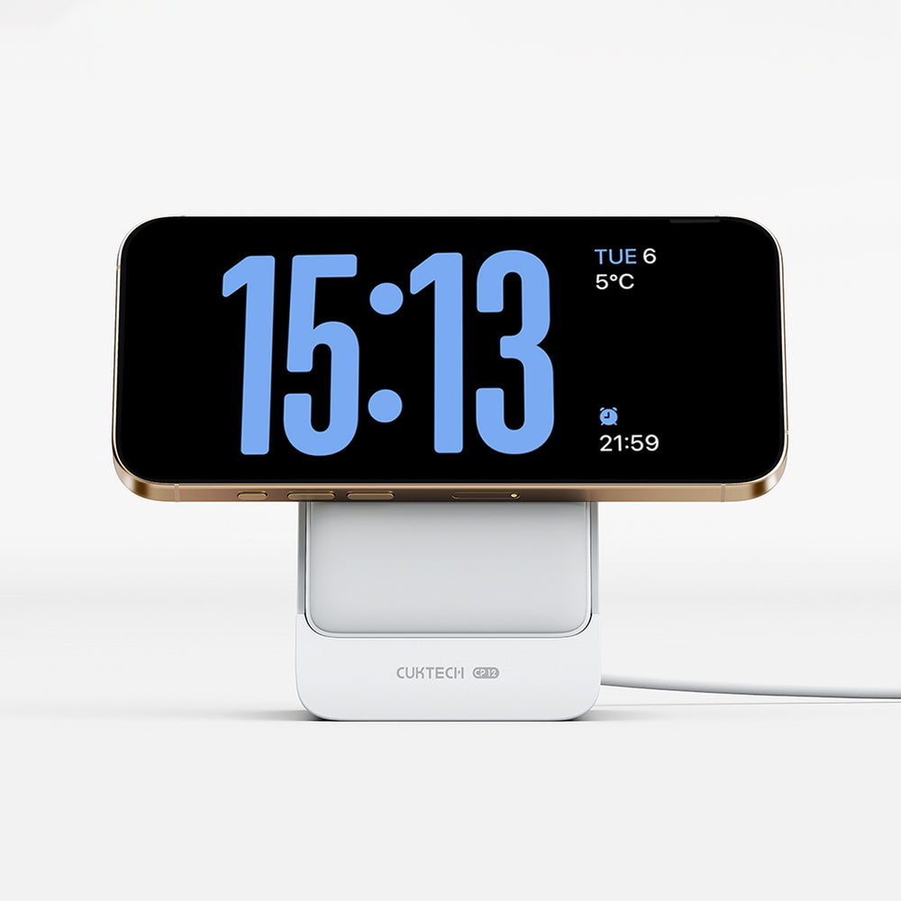 Cuktech WPB100N 20W 10000mAh Magnetic Power Bank with Stand - White_5