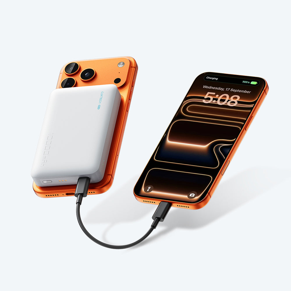 Cuktech WPB100N 20W 10000mAh Magnetic Power Bank with Stand - White_7