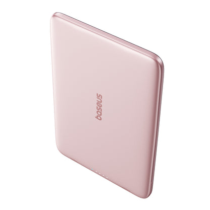 Baseus PicoGo AM41 5000mAh 20W Ultra-Slim Power Bank MagSafe Compatible with Baseus Simple USB-C 60W 30cm Cable - Pink_1
