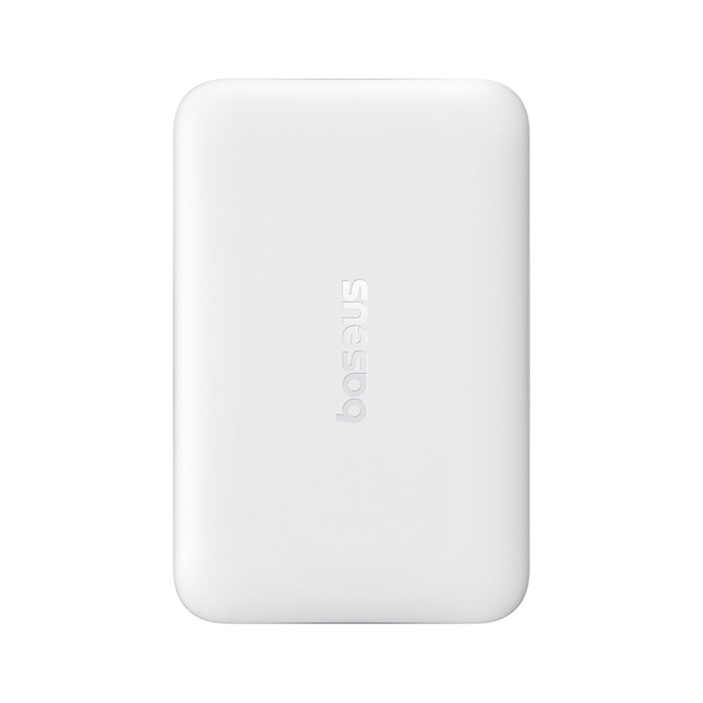 Baseus EnerFill FM11 Ultra-Mini 10000mAh 22.5W MagSafe Compatible Power Bank with Baseus Simple USB-C 20V/3A 30cm Cable - White_2