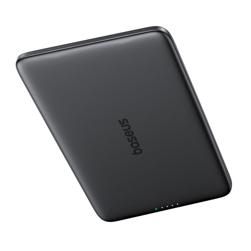 Baseus PicoGo AM41 Ultra-Slim 5000mAh 20W MagSafe Compatible Power Bank with Baseus Simple USB-C 60W 30cm Cable - Black_2