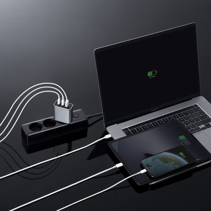 Cuktech 65W GaN 2xUSB-C 1xUSB-A Wall Charger - Gray_6