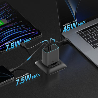 CUKTECH 65W GaN charger 2C1A_2