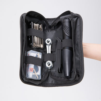 Wozinsky WMZ-01N tool kit, 16-in-1 bicycle multitool, pump, wrenches, inner tube kit - black_3