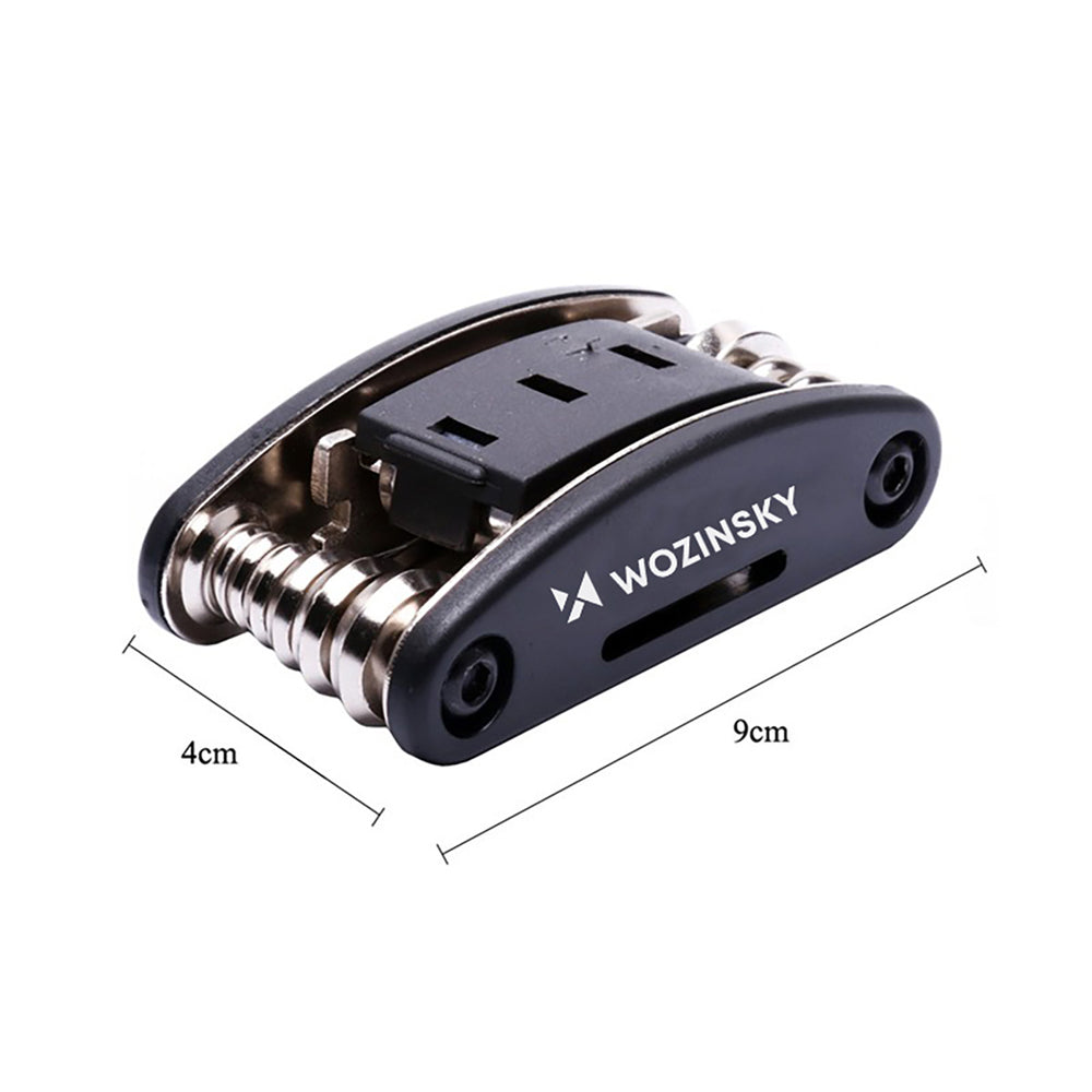 Wozinsky WWZ-01N 16-in-1 Multifunctional Bicycle Repair Tool Set - Black_1