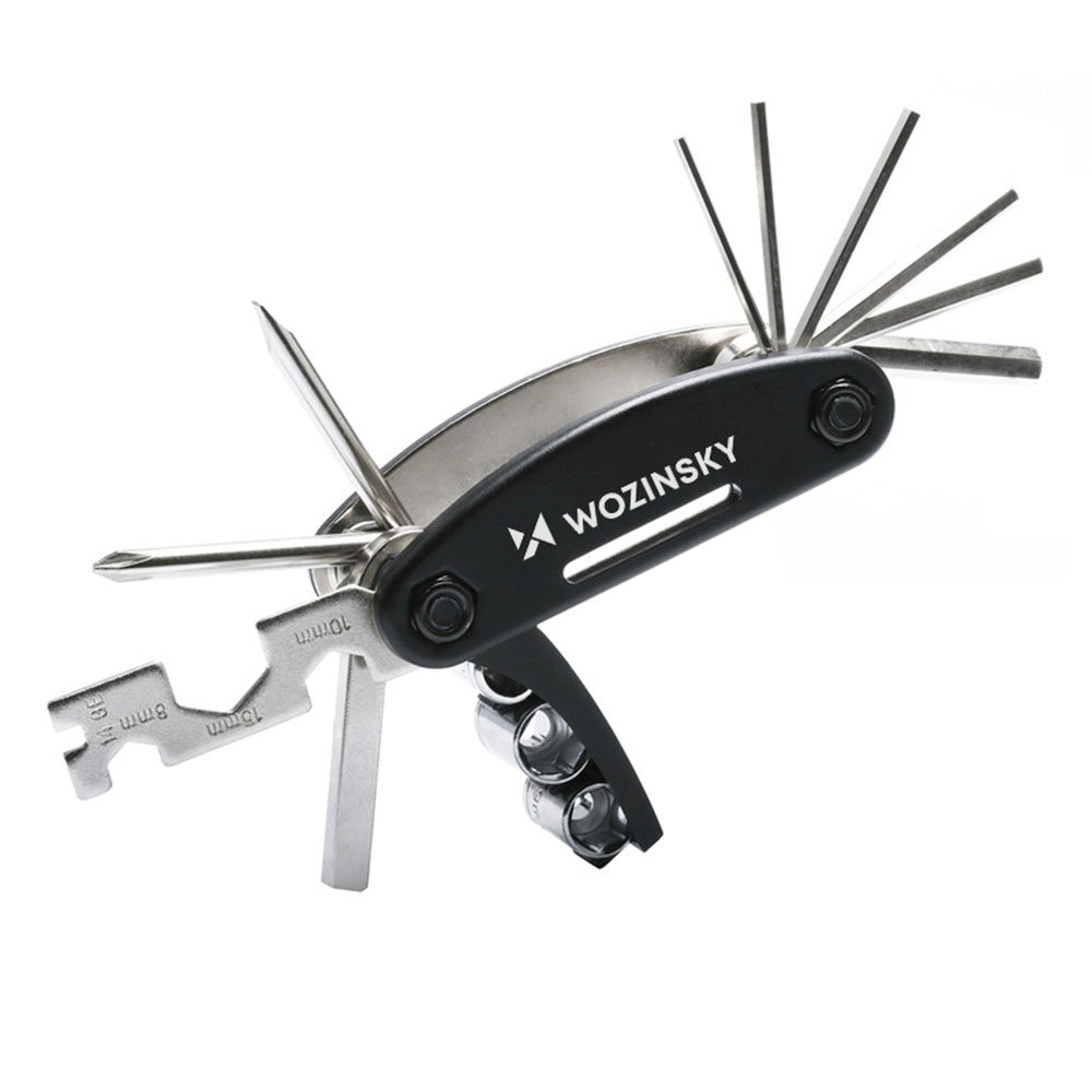 Wozinsky WWZ-01N 16-in-1 Multifunctional Bicycle Repair Tool Set - Black_4