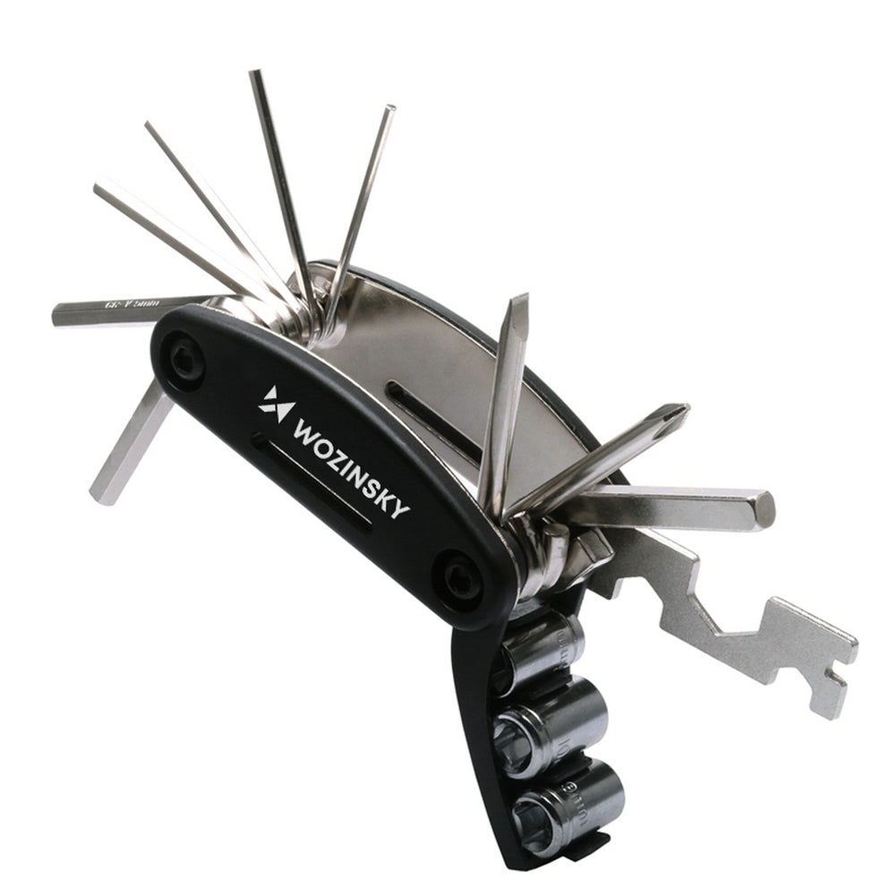 Wozinsky WWZ-01N 16-in-1 Multifunctional Bicycle Repair Tool Set - Black_6