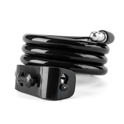 Wozinsky WPB-01R Portable Bike Lock with Anti-Theft Cable and 2 Keys for Electric Bikes and Motorcycles - Black_1