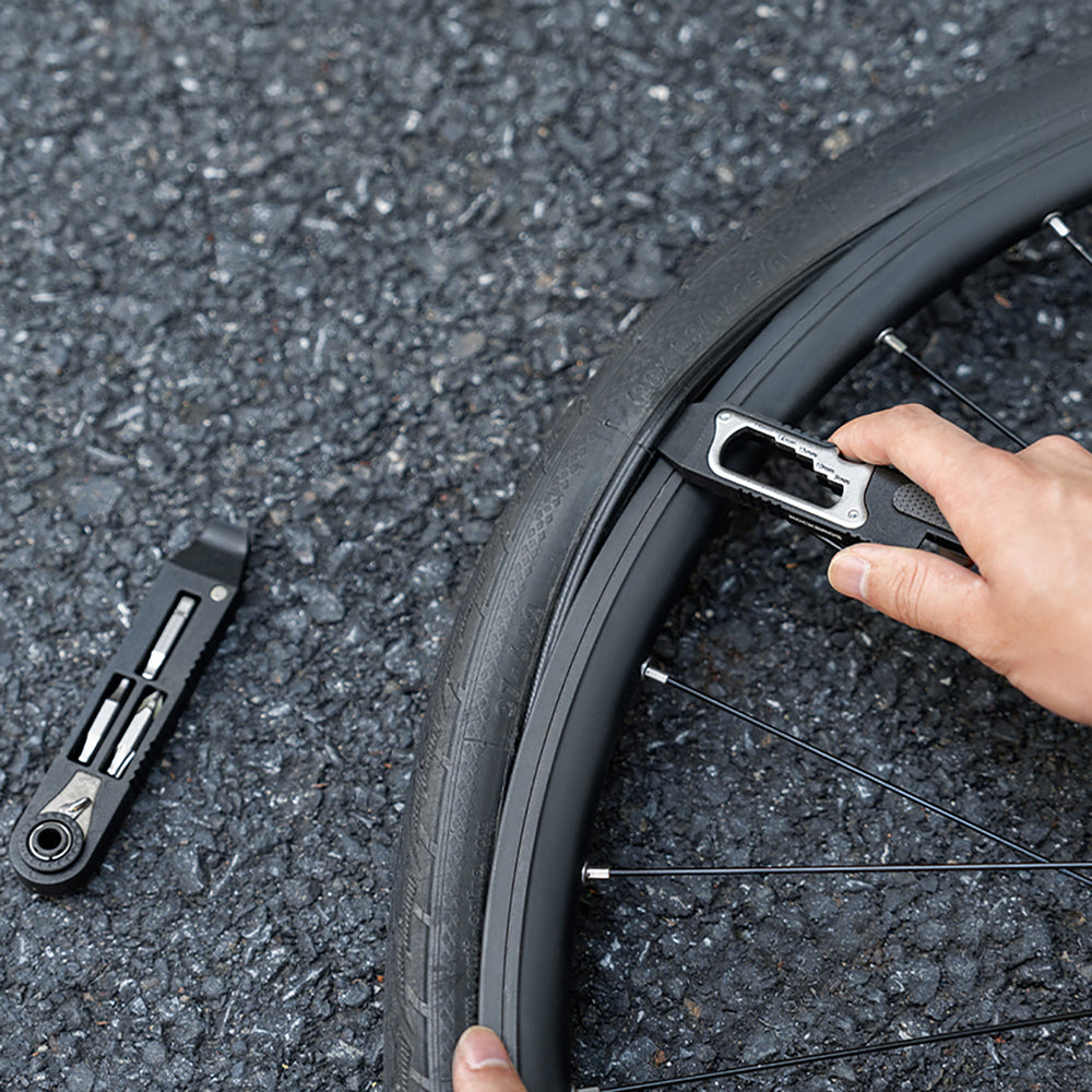 Wozinsky WZK-L2 14-in-1 Bicycle Tool Set, Multitool, Allen Keys, Tire Lever - Black_10