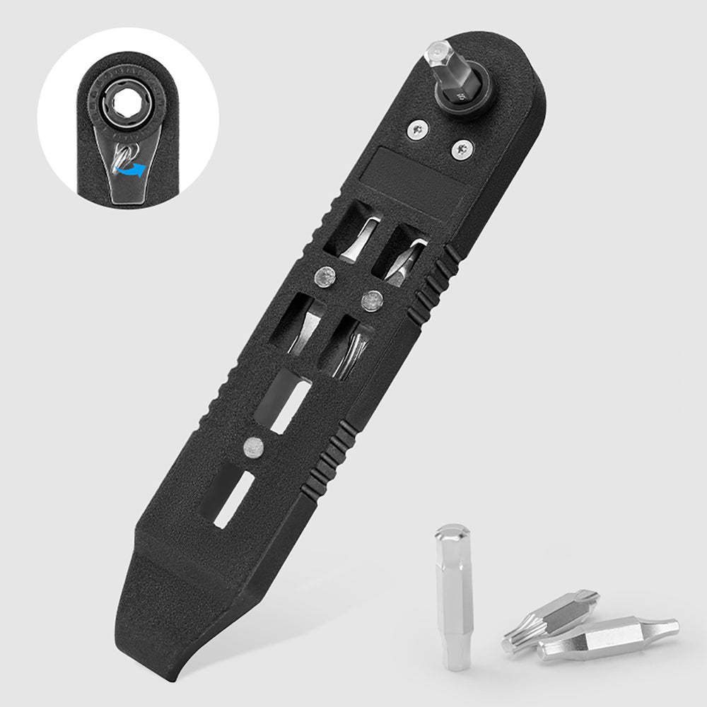 Wozinsky WZK-L2 14-in-1 Bicycle Tool Set, Multitool, Allen Keys, Tire Lever - Black_3