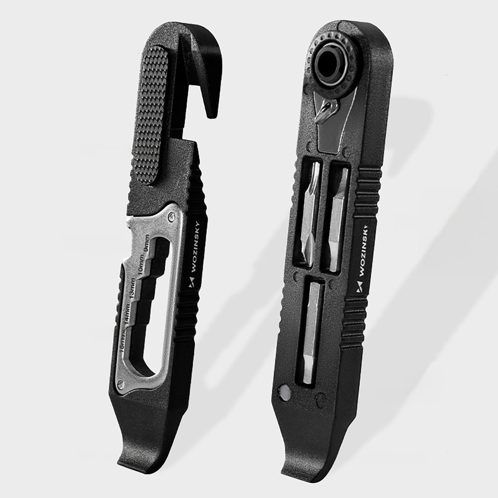 Wozinsky WZK-L2 14-in-1 Bicycle Tool Set, Multitool, Allen Keys, Tire Lever - Black_4