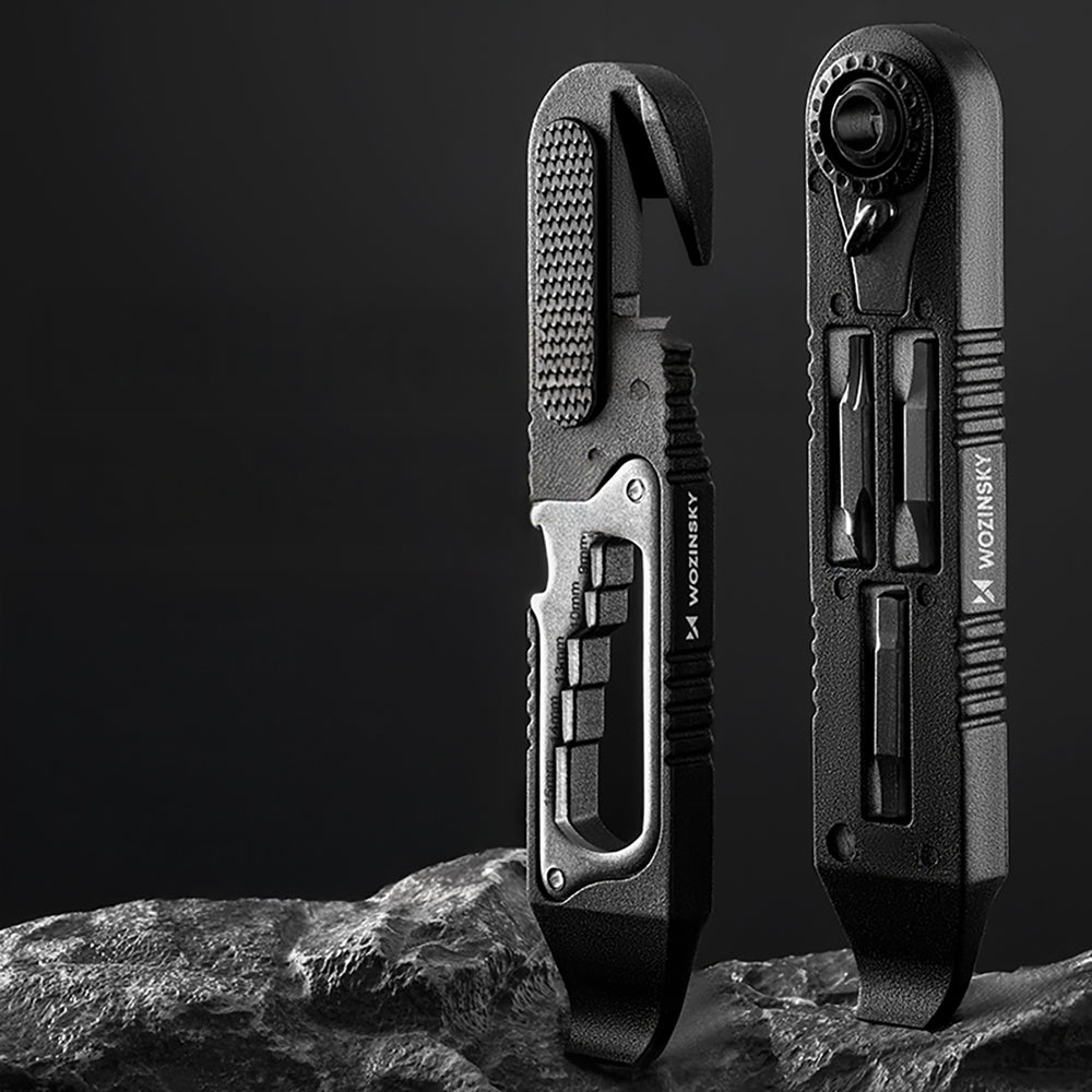 Wozinsky WZK-L2 14-in-1 Bicycle Tool Set, Multitool, Allen Keys, Tire Lever - Black_5