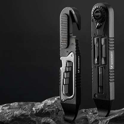 Wozinsky WZK-L2 14-in-1 Bicycle Tool Set, Multitool, Allen Keys, Tire Lever - Black_5