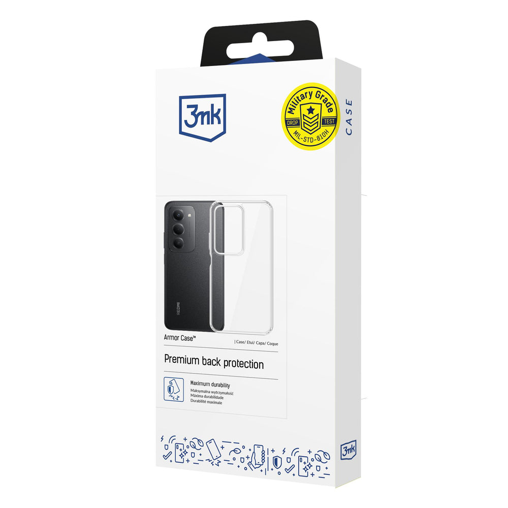 3mk Armor Case for Xiaomi Redmi 15 5G - transparent_3