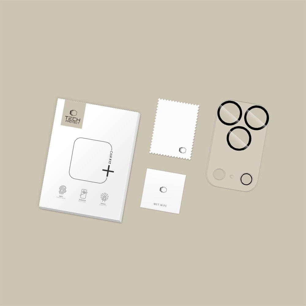 Tech-Protect Cam Fit+ Camera Cover for iPhone 17 Pro - Clear_3