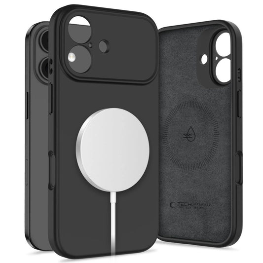 Tech-Protect Silicone MagSafe Case for iPhone 17 - Black_0