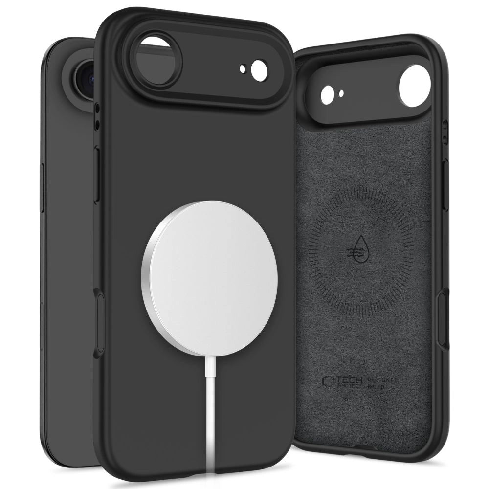 Tech-Protect Silicone MagSafe Case for iPhone 17 Air - Black_0