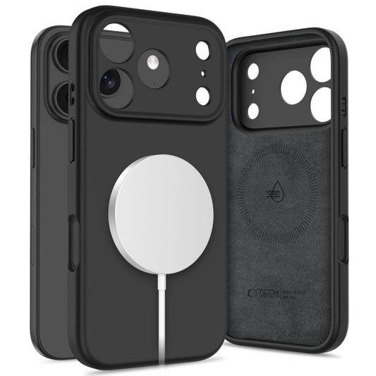 Tech-Protect Silicone MagSafe Case for iPhone 17 Pro - Black_0