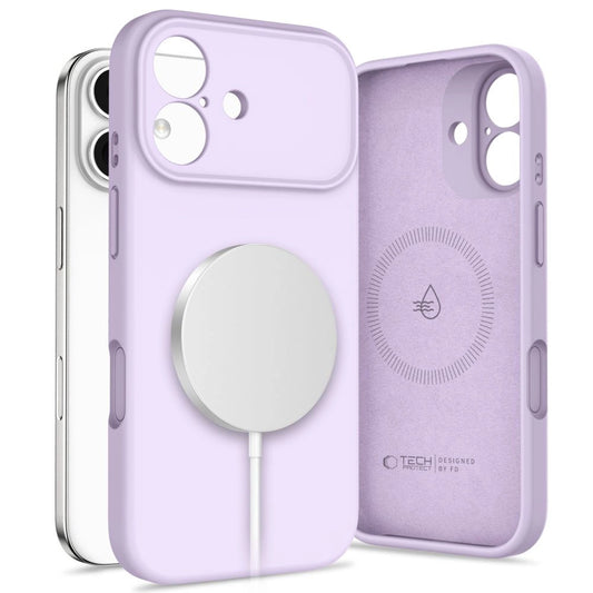 Tech-Protect Silicone MagSafe Case for iPhone 17 - Purple_0