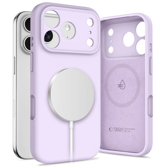 Tech-Protect Silicone MagSafe Case for iPhone 17 Pro - Purple_0