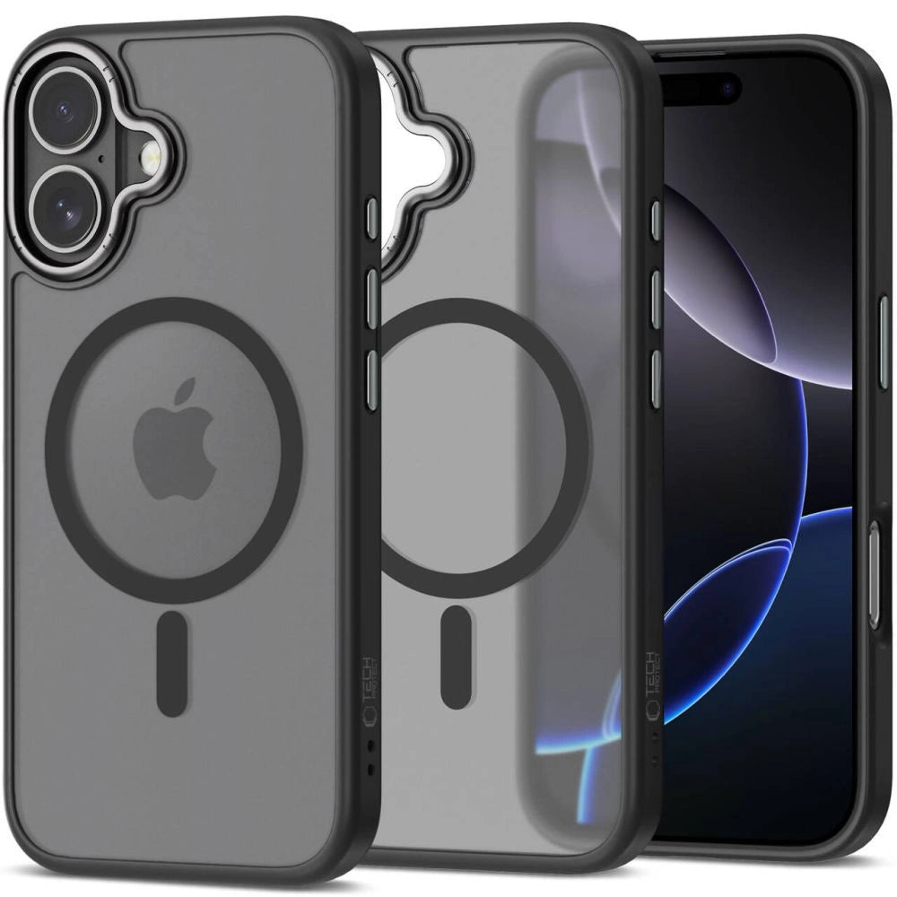Tech-Protect MagEdge MagSafe Case for iPhone 17 - Matte Black_0