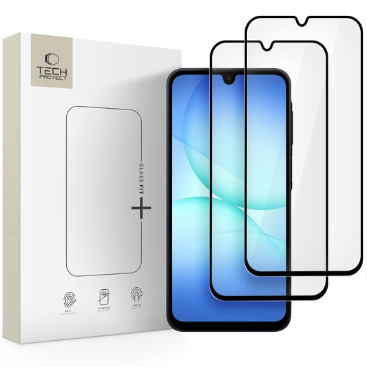 Tech-Protect Glass Fit+ 2-pack tempered glass for Samsung Galaxy A16 4G / 5G / A26 5G / A17 4G / 5G - black_0