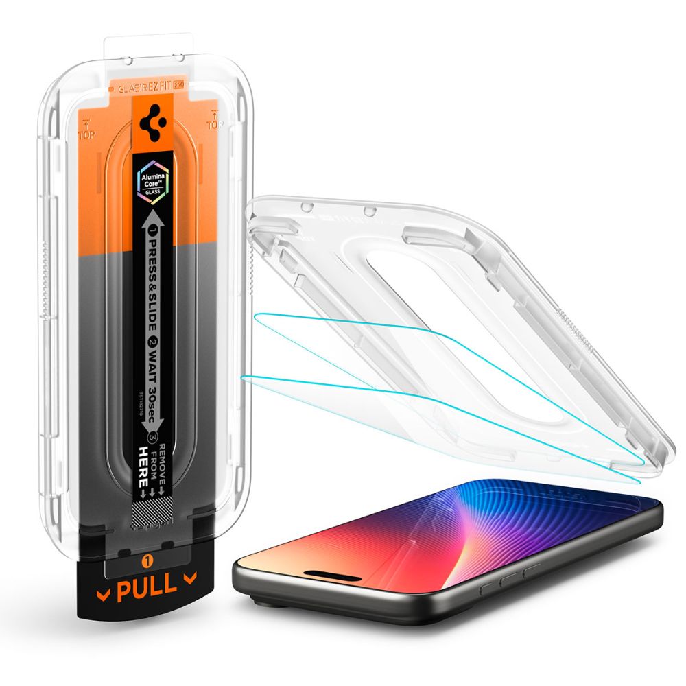 Spigen Glas.TR EZ Fit Pro Tempered Glass for iPhone 16 Pro Max / 17 Pro Max - Transparent_2