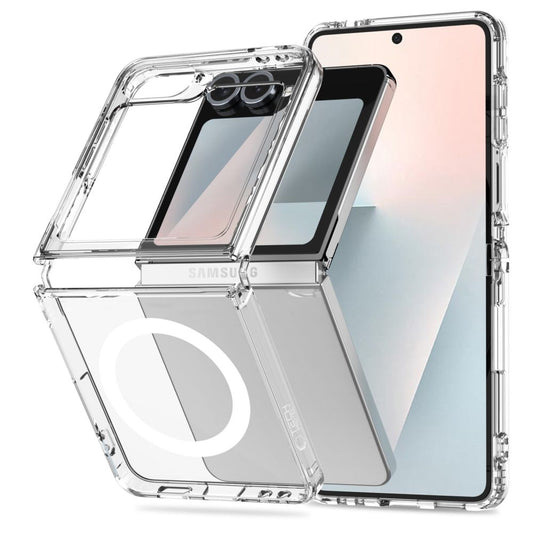 Tech-Protect FlexAir Hybrid MagSafe Case for Samsung Galaxy Z Flip 6 / 7 FE - Transparent_0