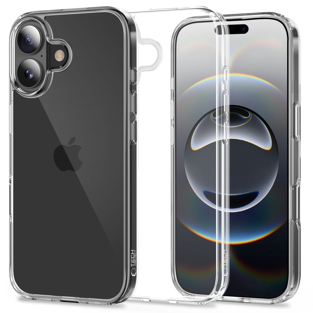 Tech-Protect FlexAir Hybrid Case for iPhone 17 - Clear_0