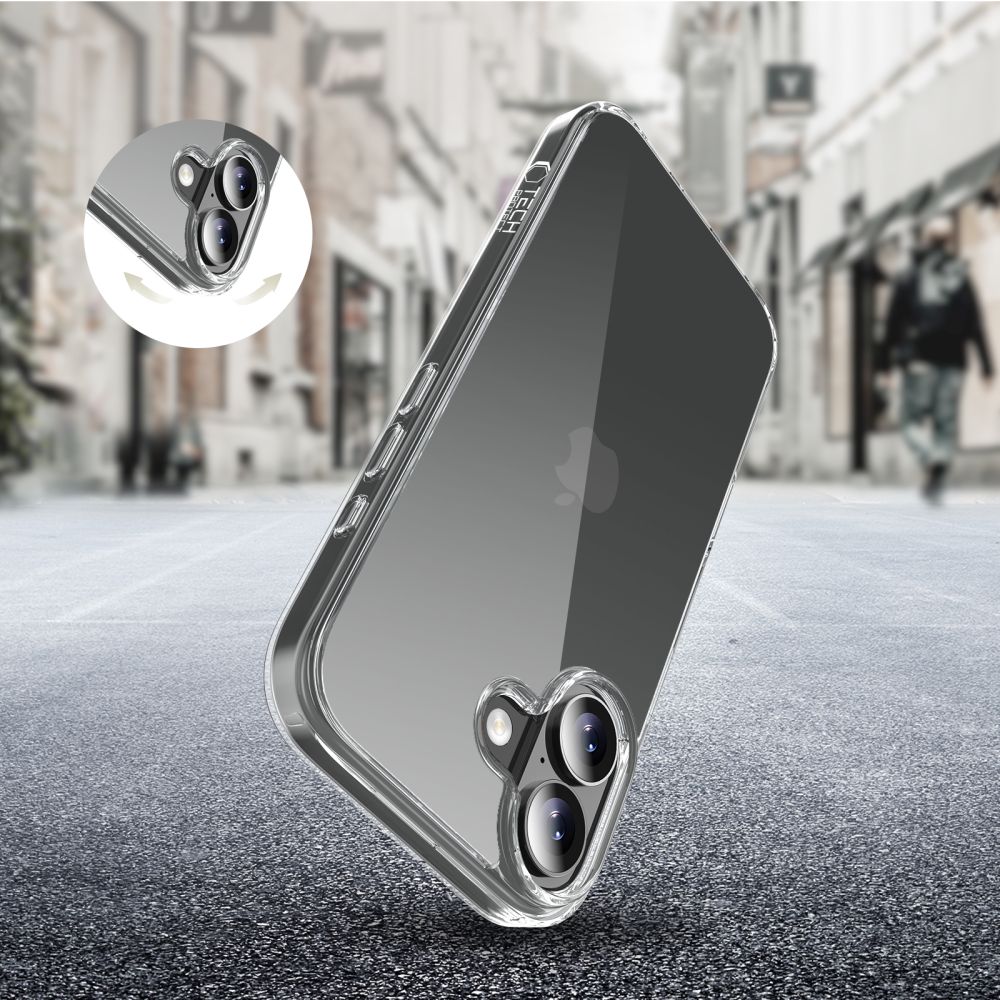 Tech-Protect FlexAir Hybrid Case for iPhone 17 - Clear_3