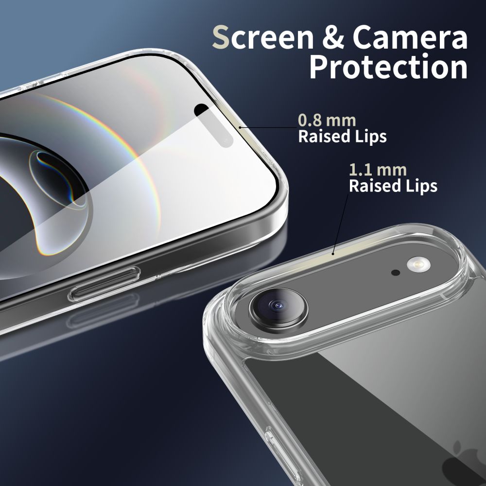 Tech-Protect FlexAir Hybrid Case for iPhone 17 Air - Clear_5