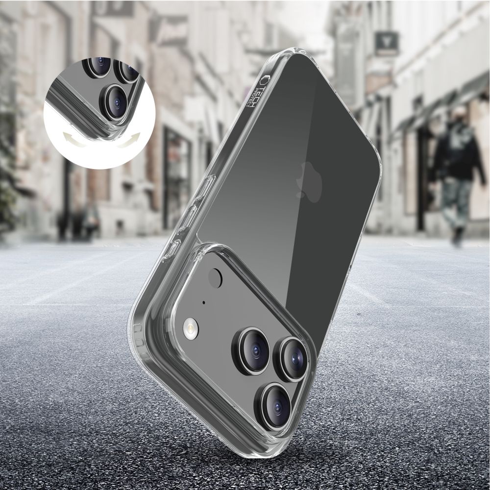 Tech-Protect FlexAir Hybrid Case for iPhone 17 Pro - Clear_2