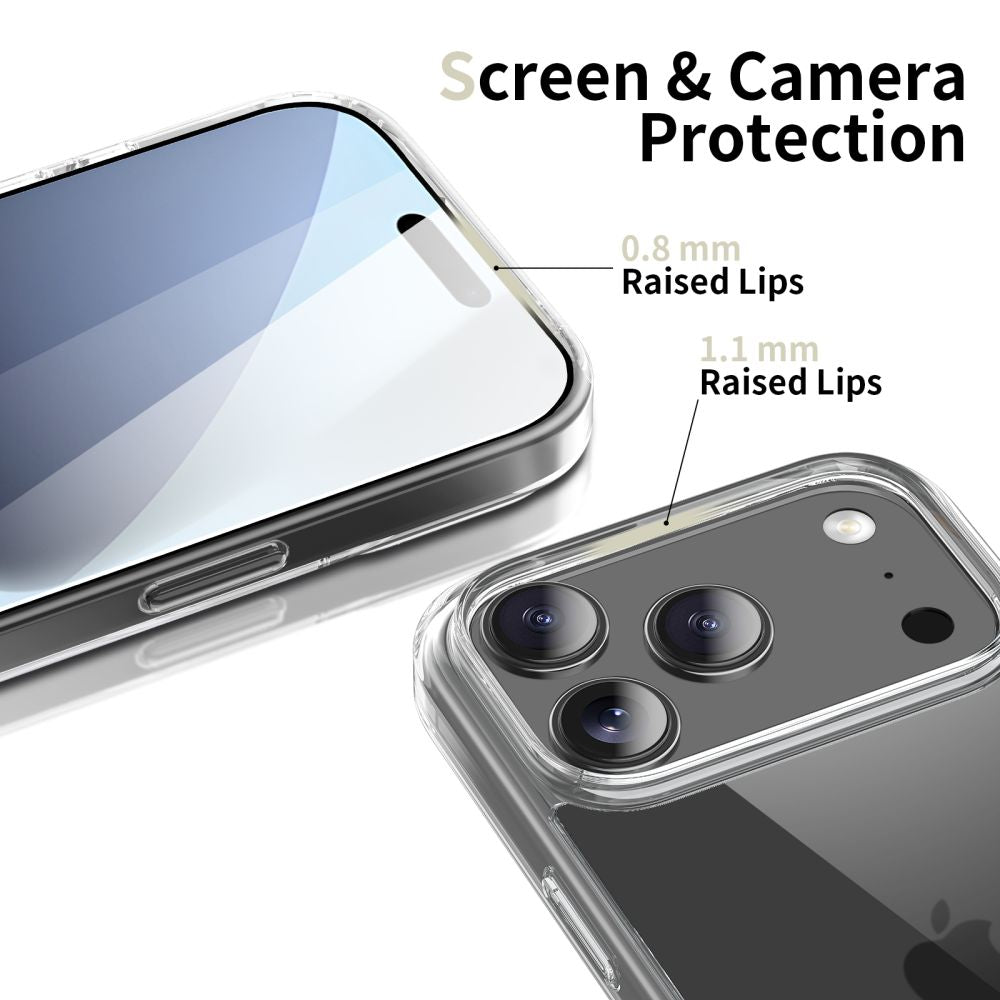 Tech-Protect FlexAir Hybrid Case for iPhone 17 Pro - Clear_3