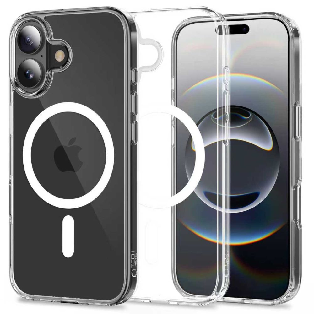 Tech-Protect FlexAir Hybrid MagSafe Case for iPhone 17 - Clear_0