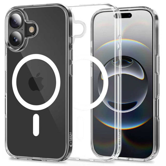 Tech-Protect FlexAir Hybrid MagSafe Case for iPhone 17 - Clear_0