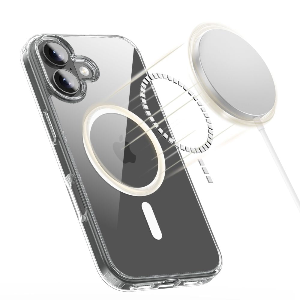 Tech-Protect FlexAir Hybrid MagSafe Case for iPhone 17 - Clear_1