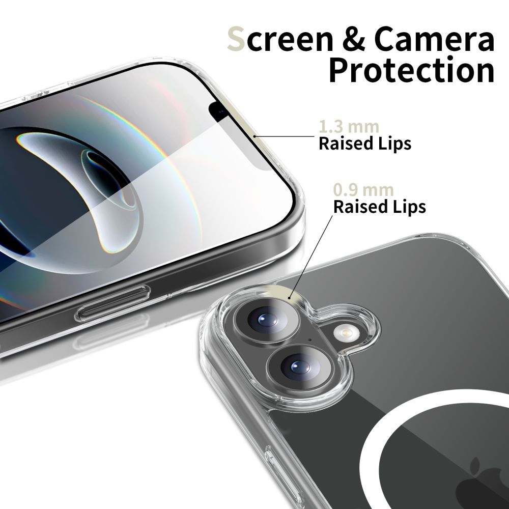Tech-Protect FlexAir Hybrid MagSafe Case for iPhone 17 - Clear_5