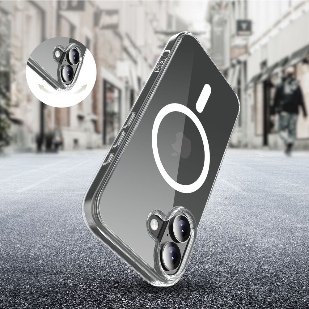 Tech-Protect FlexAir Hybrid MagSafe Case for iPhone 17 - Clear_2