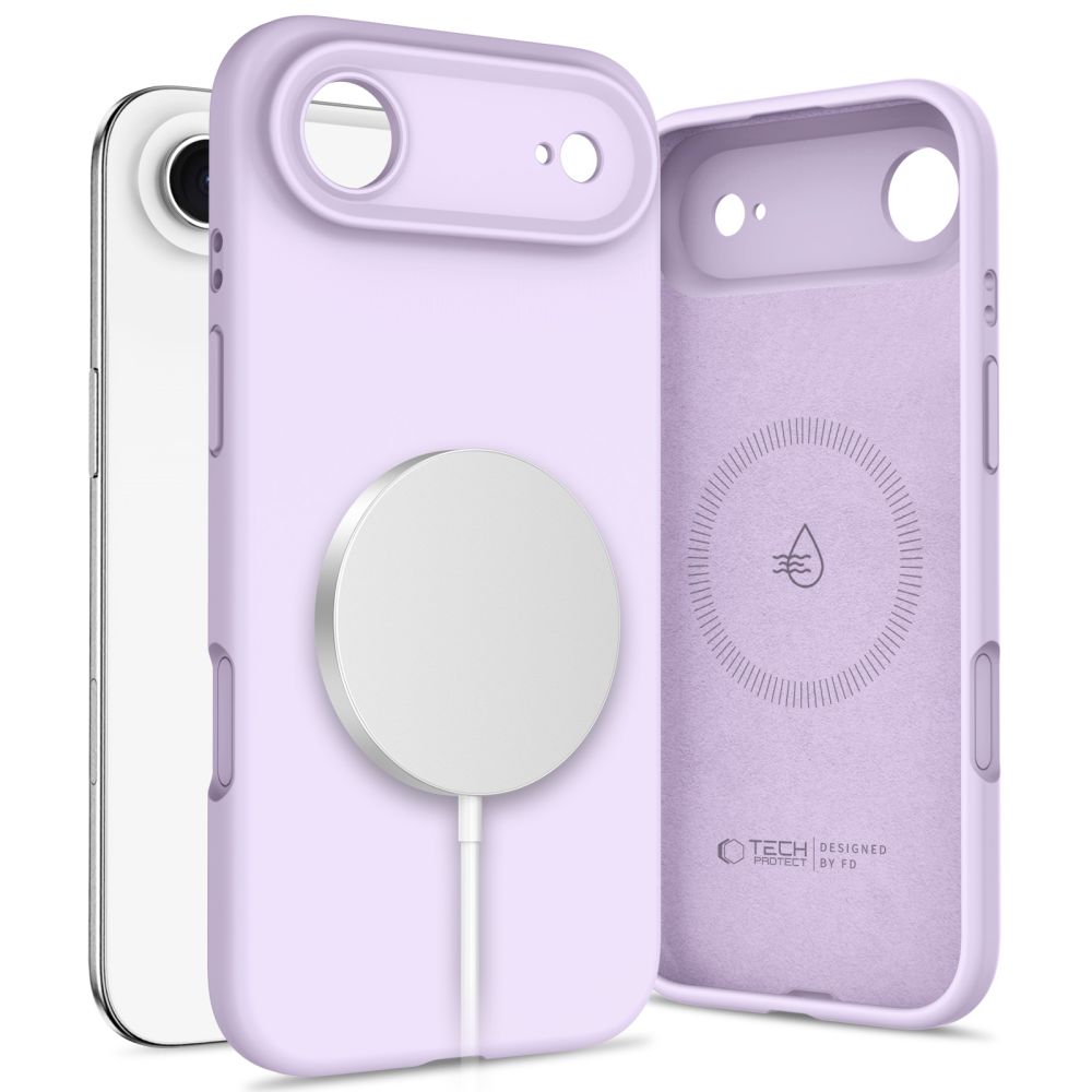Tech-Protect Silicone MagSafe Case for iPhone 17 Air - Purple_0