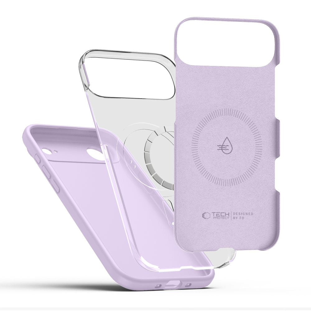 Tech-Protect Silicone MagSafe Case for iPhone 17 Air - Purple_1