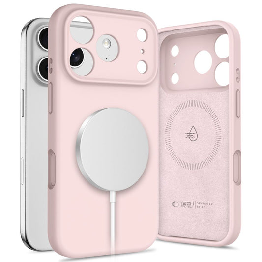 Tech-Protect Silicone MagSafe Case for iPhone 17 Pro Max - Pink_0
